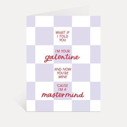 Just Follow Your Art - Mastermind Galentines Card | Swiftie Galentine's Day Eras