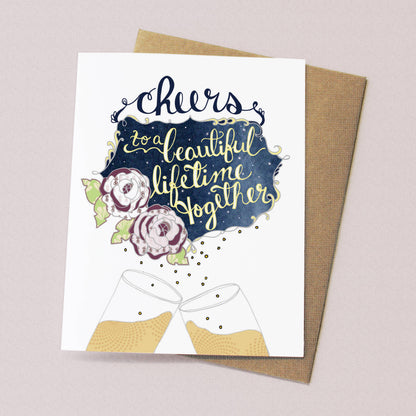 Cynla - Cheers Card - Wedding card