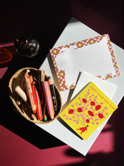 Karen Schipper - Lantern Blossoms – Lunar New Year Card