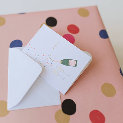 Ramona & Ruth - Cheers Champagne Mini Card