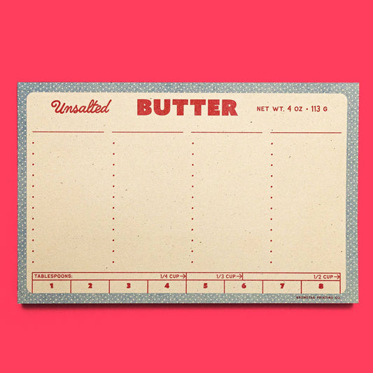 Bromstad Printing Co. - Butter - Risograph Notepad