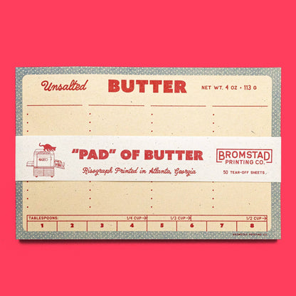 Bromstad Printing Co. - Butter - Risograph Notepad