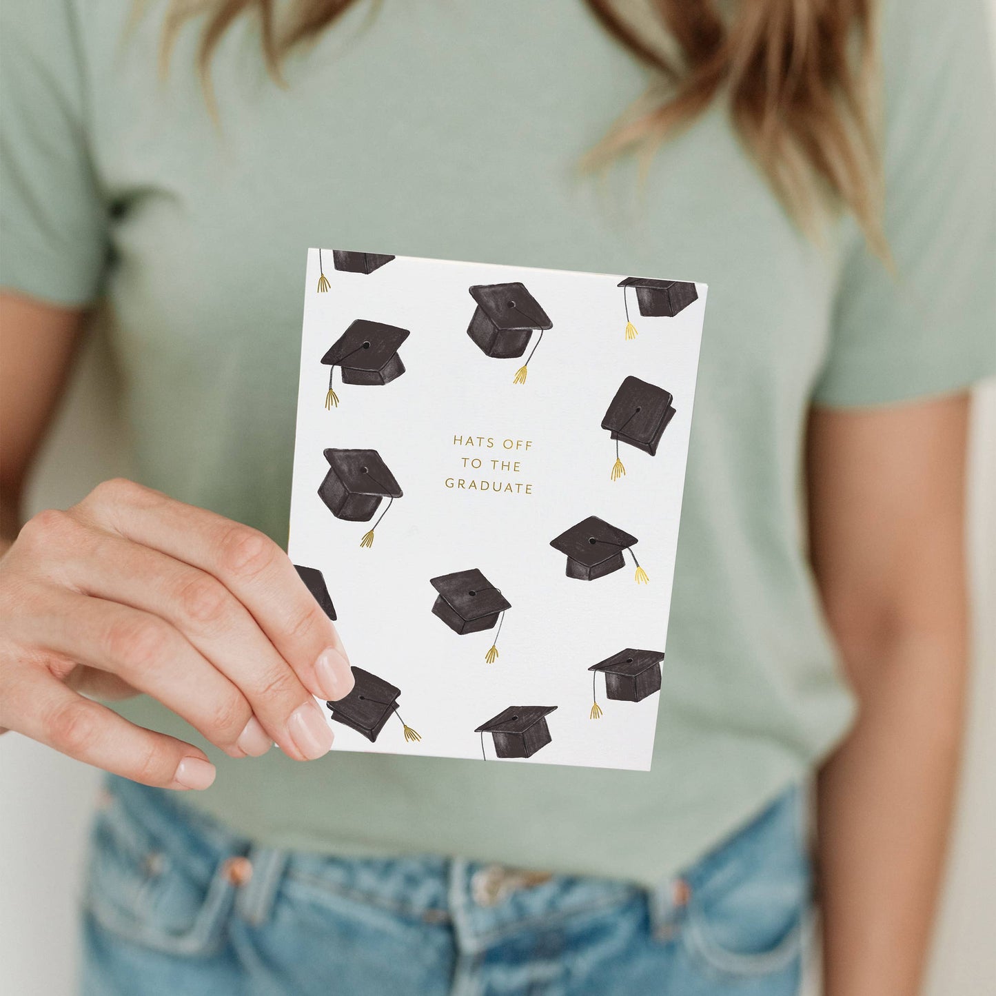 Ramona & Ruth - Congrats Grad Hats Card