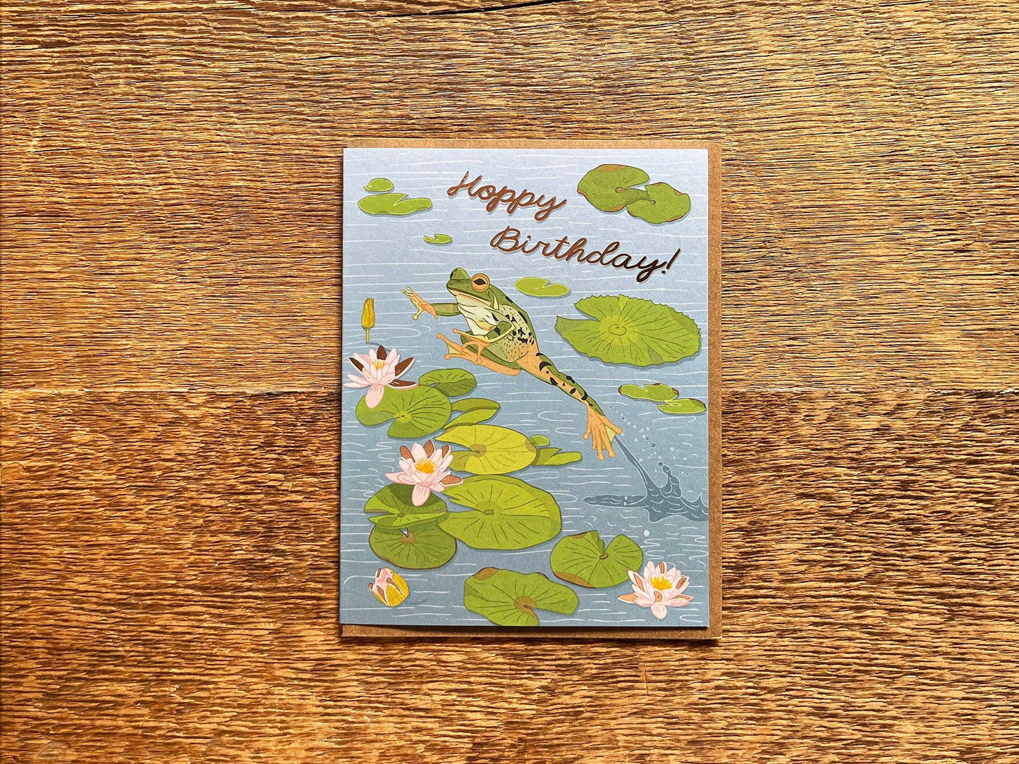 Noteworthy Paper & Press - Hoppy Birthday Frog Card