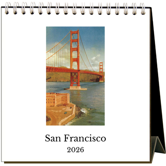 Found Image Press - San Francisco 2026 Desk Calendar