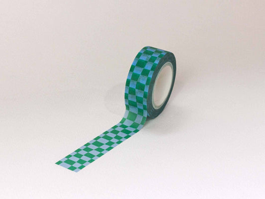 My Darlin' - Chunky Checker 15mm • Wavy Checkerboard Washi Tape