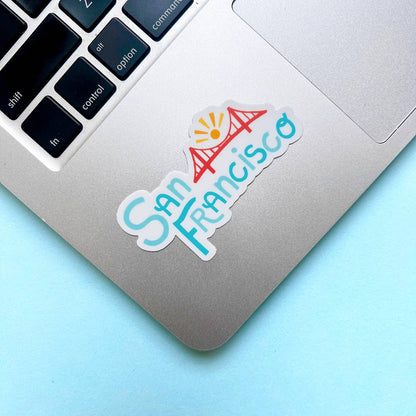 Brenna Daugherty Illustration - San Francisco Lettering Sticker