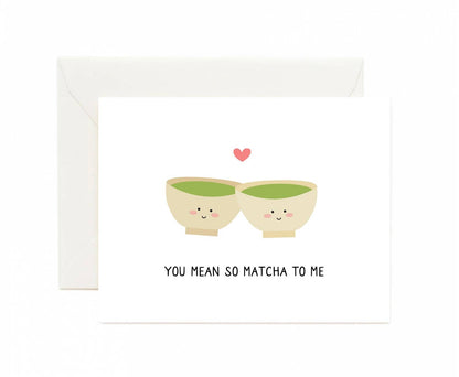Tickle Me Lavender - You Mean So Matcha to Me Greeting Card