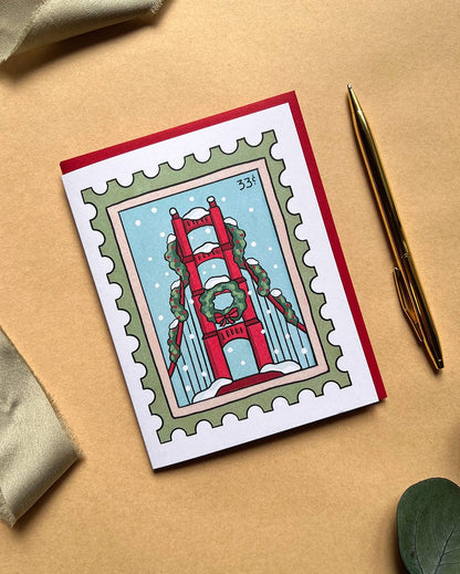 Brenna Daugherty - Golden Gate Bridge Holiday Card