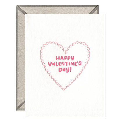 INK MEETS PAPER - Valentine's Day Heart card