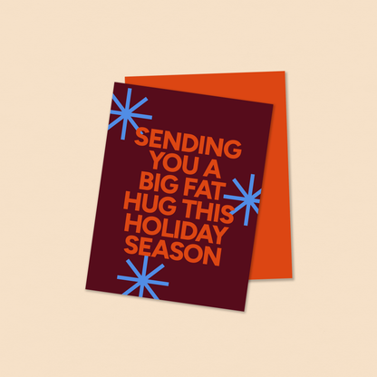 Gab Art & Design - Holiday hug - greeting card
