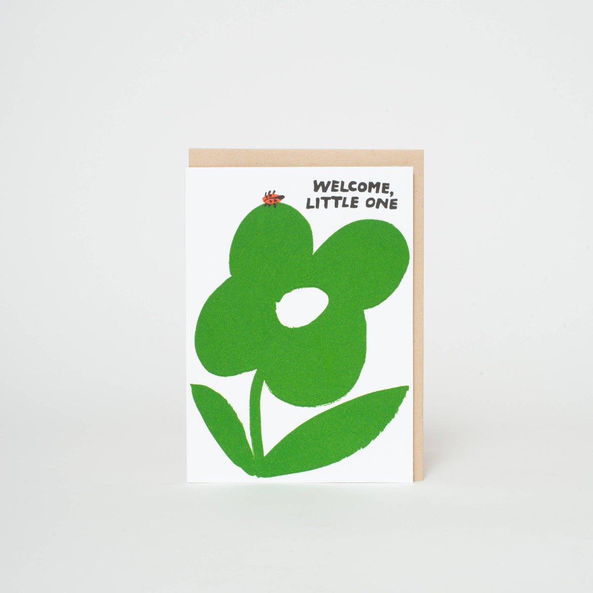 Egg Press- Welcome Baby Ladybug Letterpress