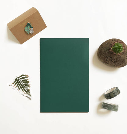 Studio Portmanteau -  A5 Medium Saddle Stitch  Blank Notebooks: White