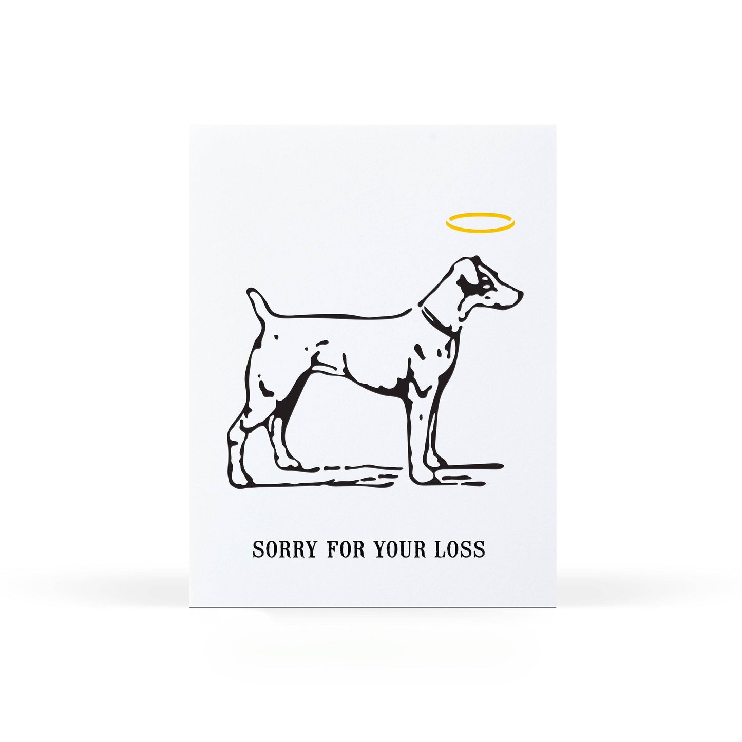 Sweet Bippy Press - Halo Dog Greeting Card