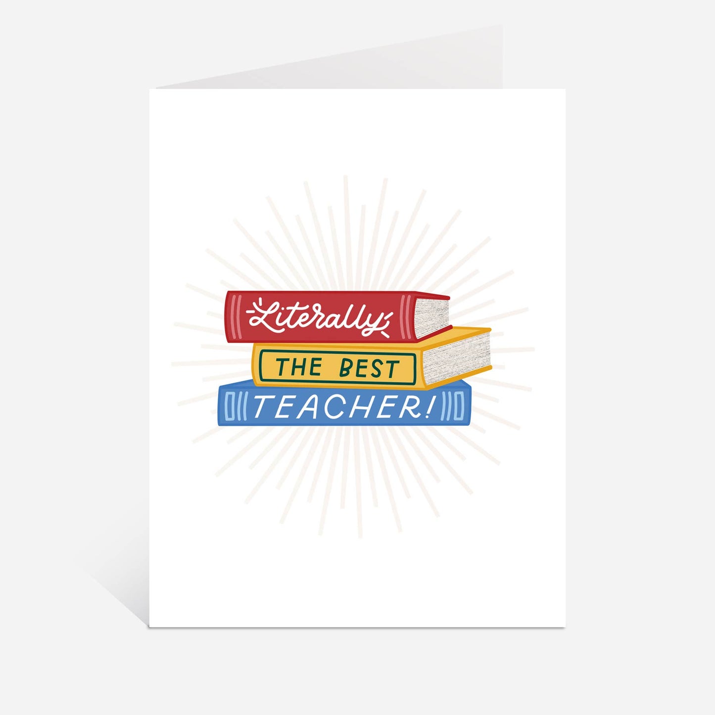 Just Follow Your Art - Literally The Best Teacher Card | Teacher Appreciation Gift