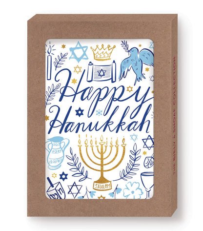 Biely & Shoaf - Happy Hanukkah Boxed Holiday Cards - Set of 10