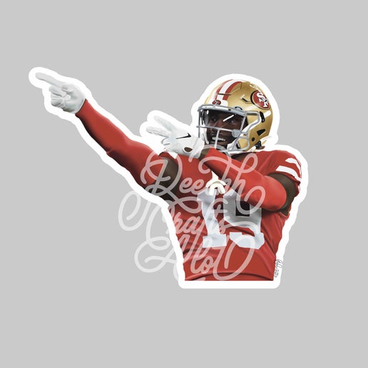 Deebo Samuel 49ers Sticker