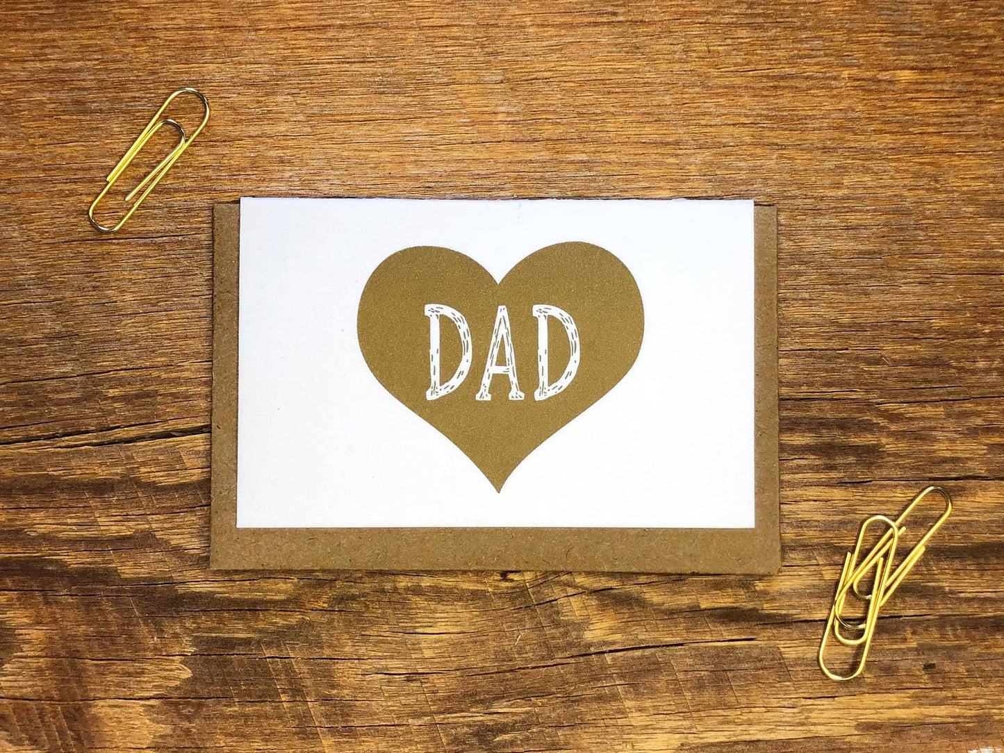 Noteworthy Paper & Press - Dad Heart Enclosure Card