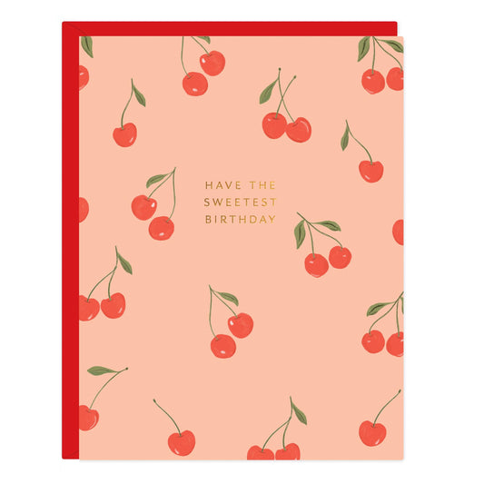 Ramona & Ruth - Cherry Birthday Card