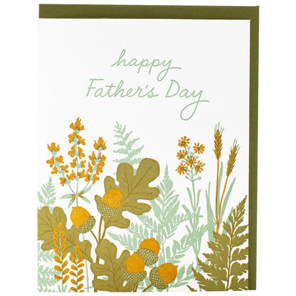 Smudge Ink - Garden Foliage Father's Day Card