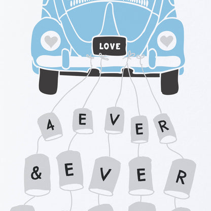 Sweet Bippy Press - Forever and Ever Wedding Card