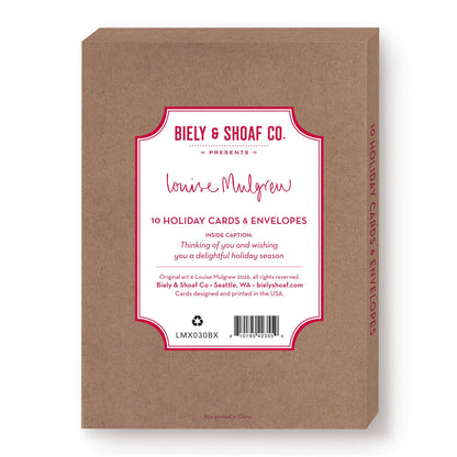 Biely & Shoaf - Winter Wishes Boxed Holiday Cards - Set of 10