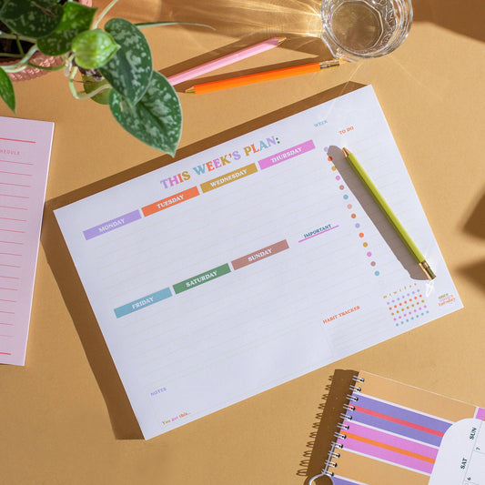 Good Tuesday - A4 Weekly Planner Pad with Habit Tracker | You Got This