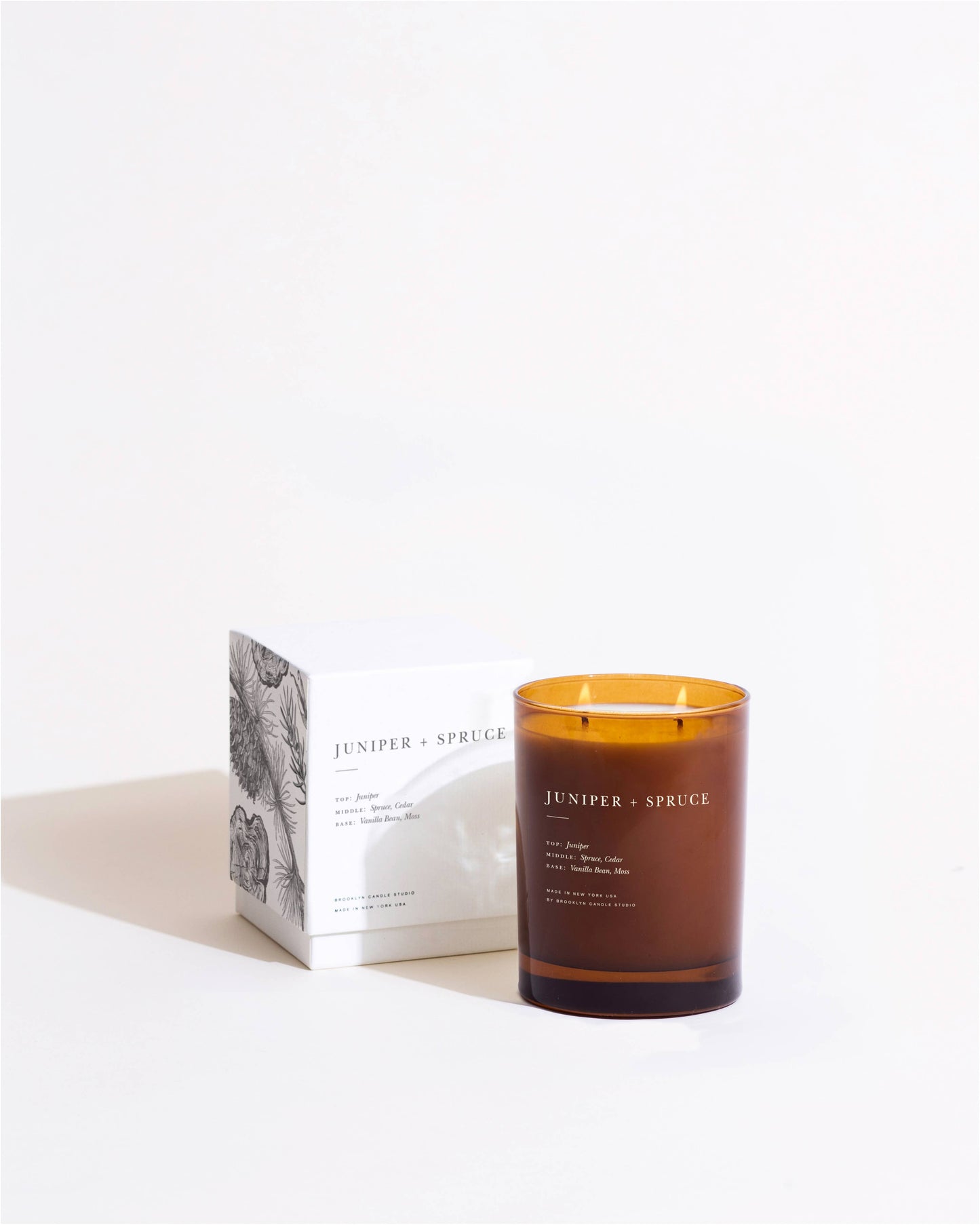 Brooklyn Candle Studio - Juniper + Spruce 2-Wick Candle