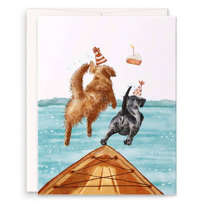 Liyana Studio - Jump Off Boat - Summer Birthday Card: Birthday
