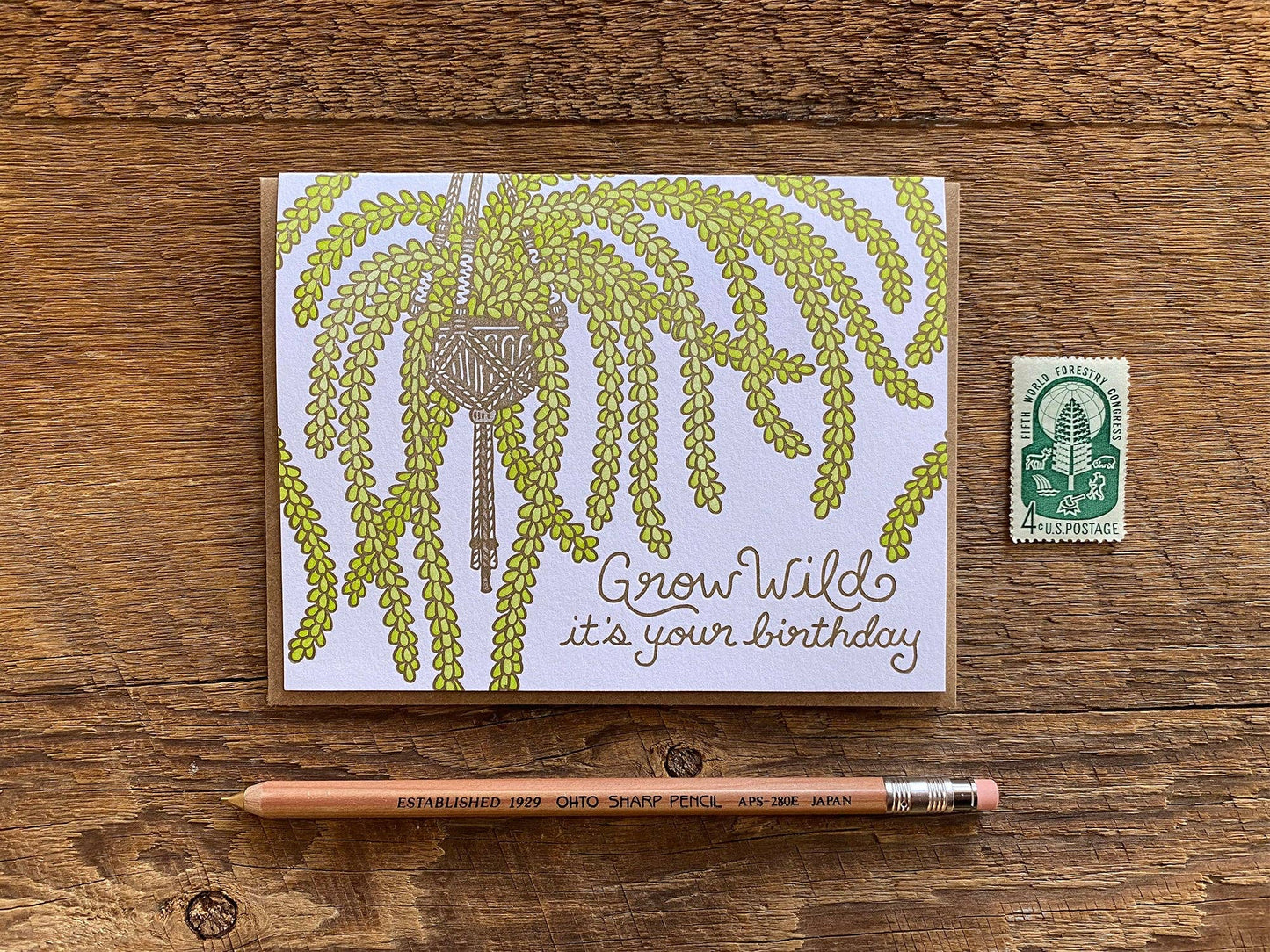 Noteworthy Paper & Press - Grow Wild Birthday Card