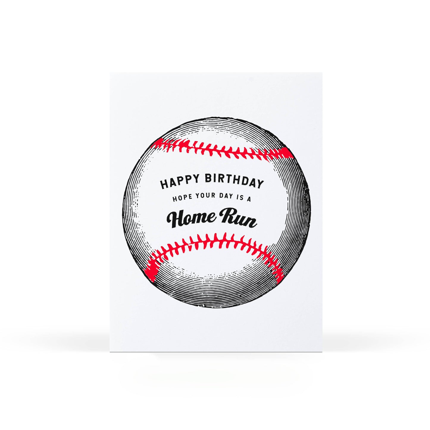 Sweet Bippy Press - Birthday Home Run Baseball Greeting Card