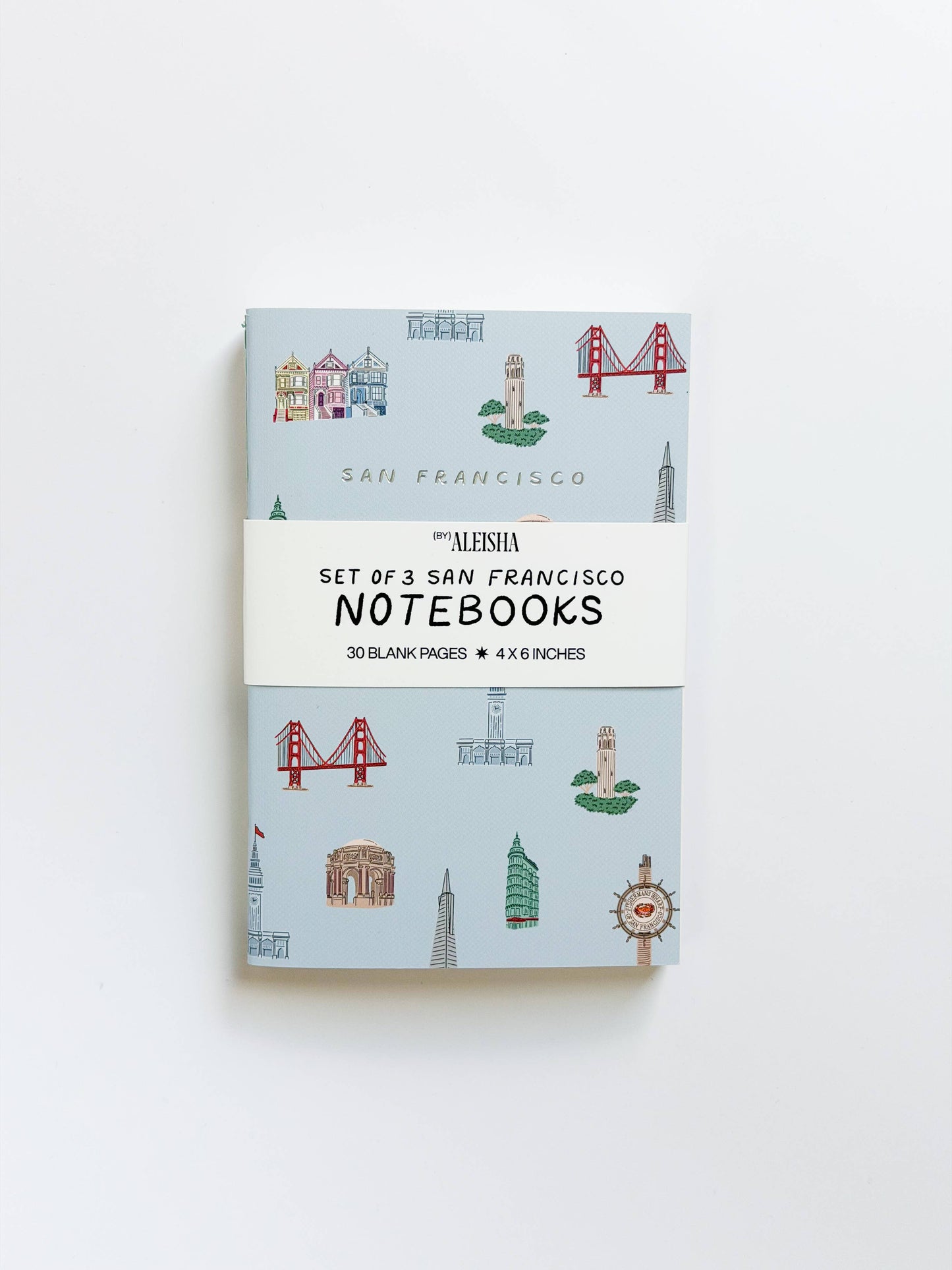 By Aleisha - San Francisco Landmark Notebooks (Set of 3)