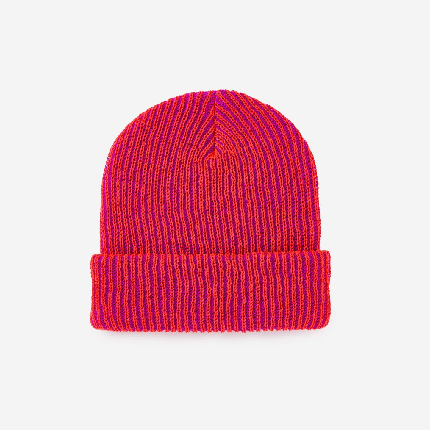 VERLOOP - Simple Rib Hat - Red Grey