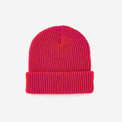 VERLOOP - Simple Rib Hat - Red Grey