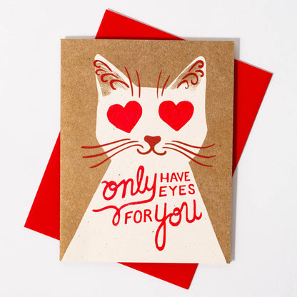 Bromstad Printing Co. - Only Have Eyes For You - Risograph Card