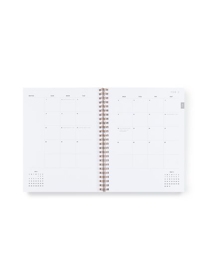 Appointed - 2026 Compact Task Planner: Lavender Gray
