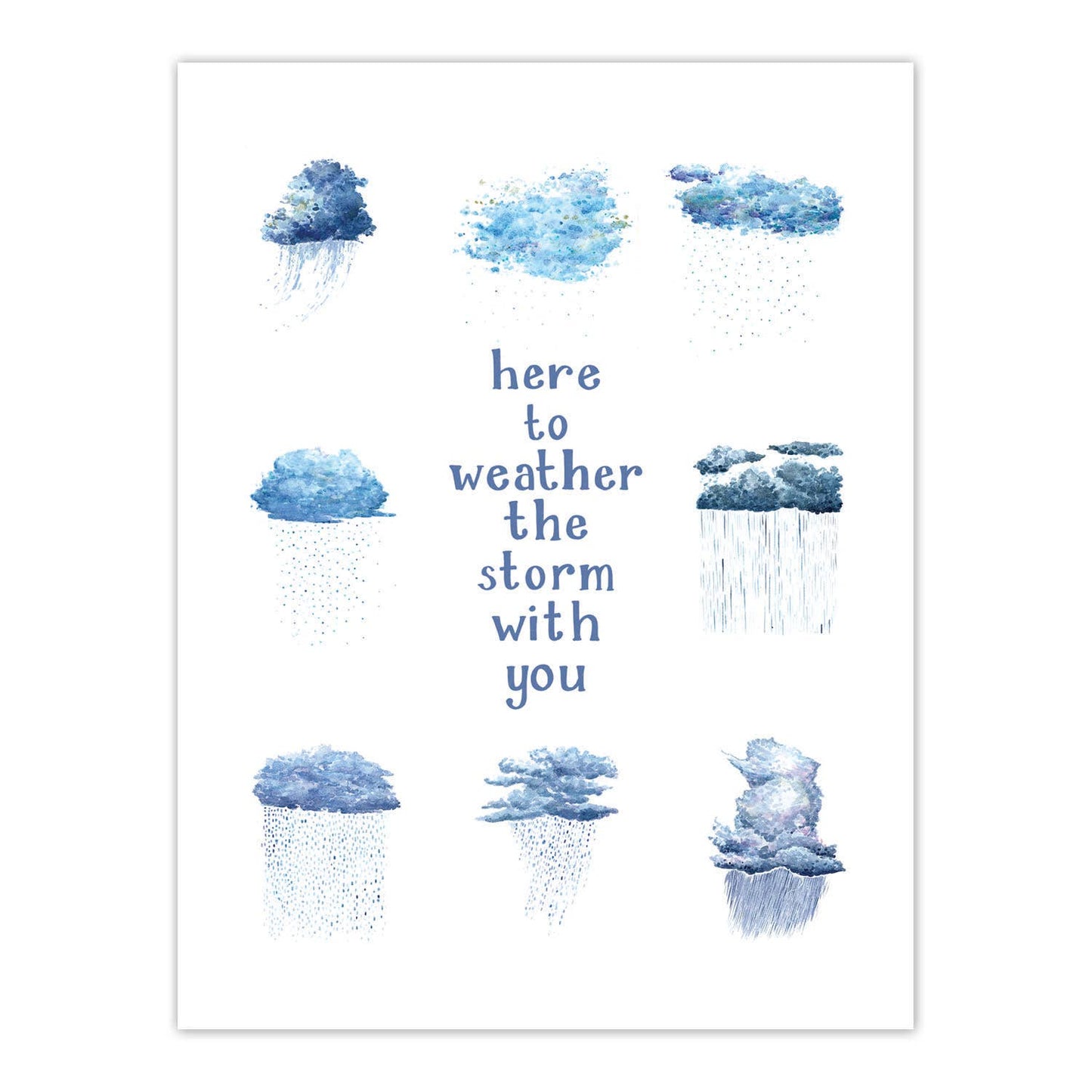 Yardia - Weather The Storm With You - Sympathy Greeting Card