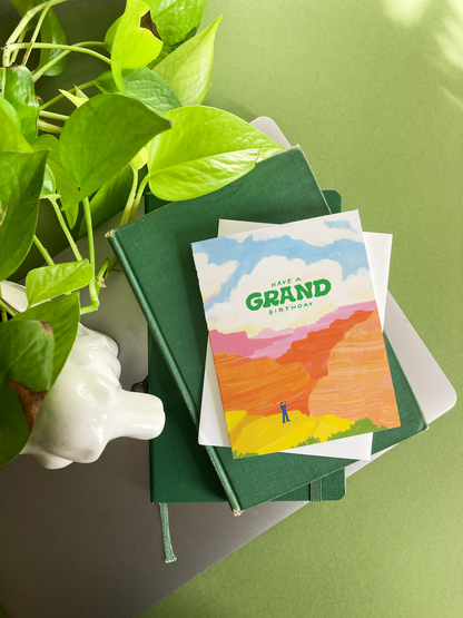 Karen Schipper - Grand Birthday – Outdoor Pun Birthday Card