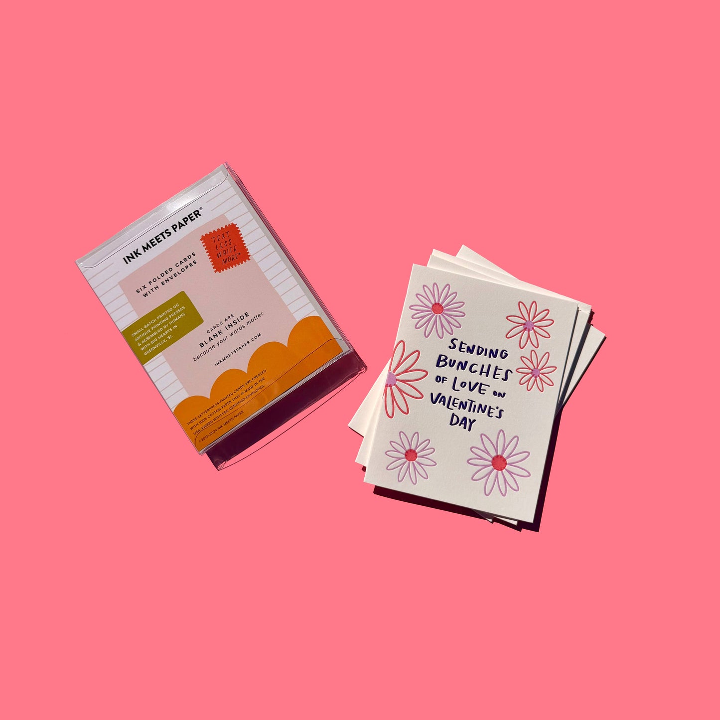 INK MEETS PAPER - Bunches of Love Valentine - Boxed Folded Cards