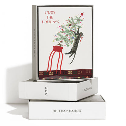 Red Cap Cards - All Is Calm greeting card: Single