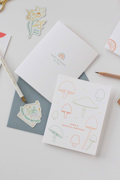 Line & Kind Paper -  Rainbow Birthday