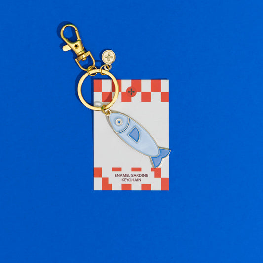 Mel Andrel - Sardine Enamel Keychain & Bag Charm