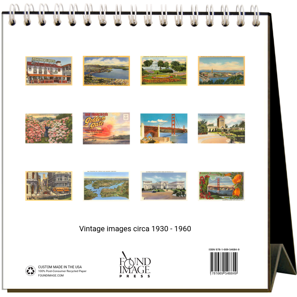 Found Image Press - San Francisco 2027 Desk Calendar