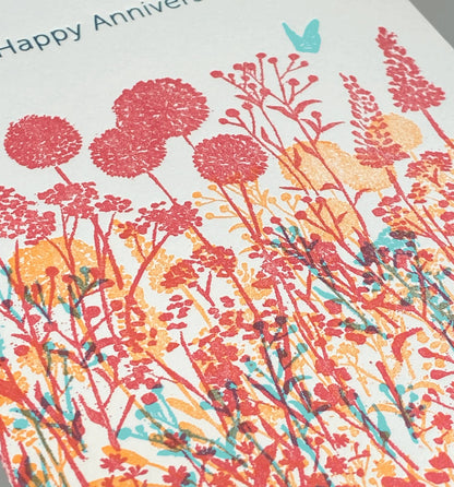 Ilee Papergoods - Meadow Anniversary A2 Card