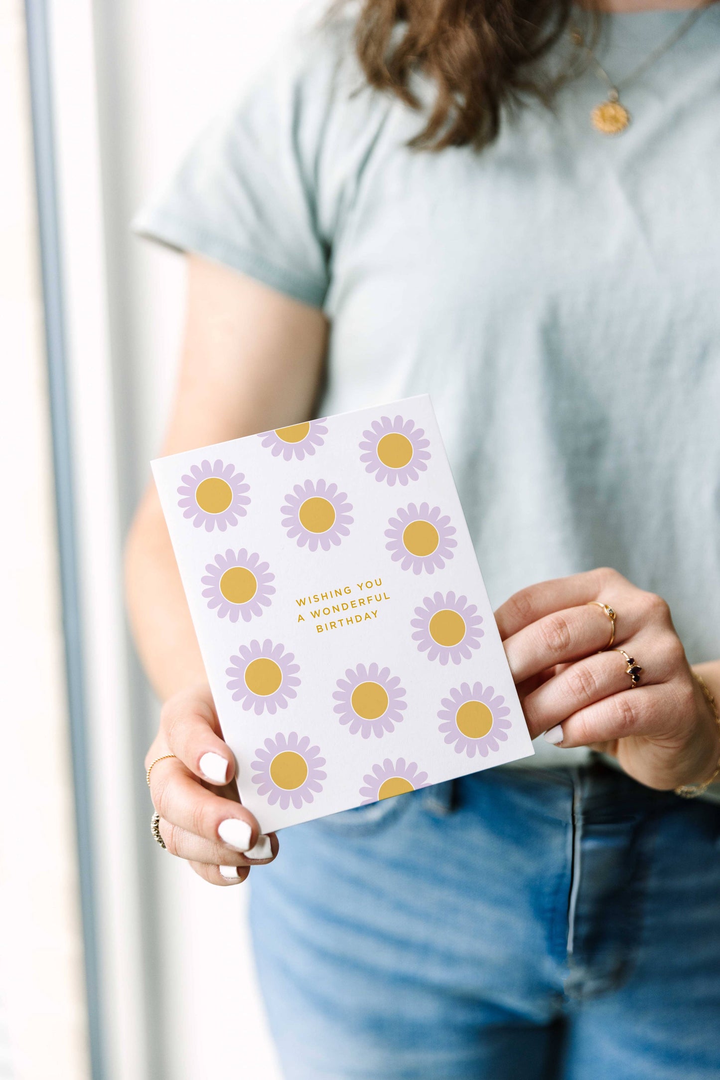 Line & Kind Paper - Birthday - Lavender Daisy