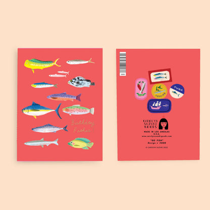 Carolyn Suzuki - GO FISH - Birthday Card