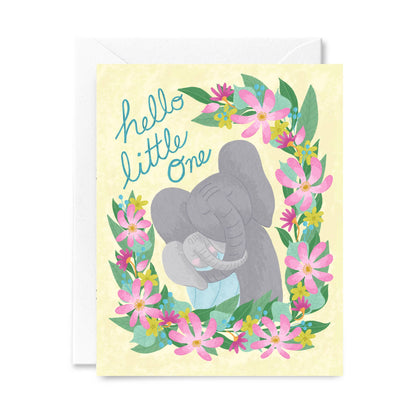 Courtney Beyer Design - New Baby Elephant Greeting Card