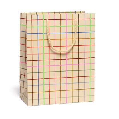 Red Cap Cards - Color Grid gift bags: Medium