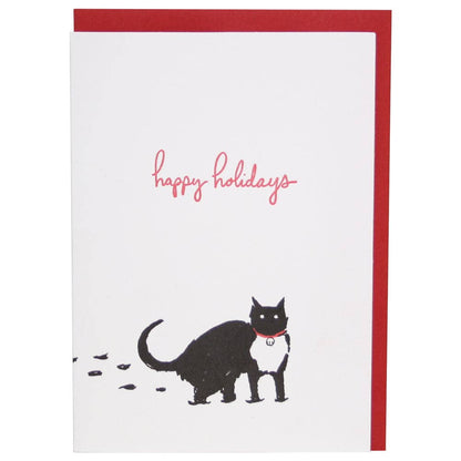 Smudge Ink - Cat in the Snow Holiday Card Set
