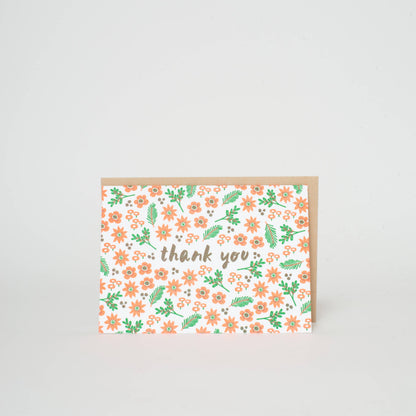 Hello!Lucky. - Thank You Floral Letterpress Box set